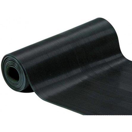 SAM, Rohož, Protiskluzová, Černá, Pryž, délka: 740 mm, Protiskluzová podlahovina, šířka: 540mm 3 mm