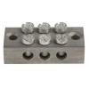 RS PRO Zemnicí svorkovnice, počet cest: 3, 16AWG, délka: 42.6 mm Dvojitý šroub 0mm², 16 mm² barva Šedá Šroubová,