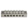 RS PRO Zemnicí svorkovnice, počet cest: 7, 16AWG, délka: 77.2 mm Dvojitý šroub 0mm², 16 mm² barva Šedá Šroubová,