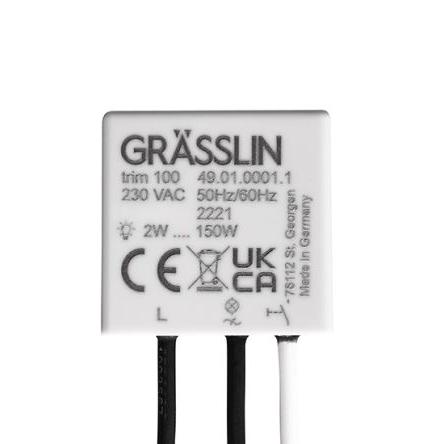 Grasslin Přepínač tlumených světel 150 W, 230V ac
