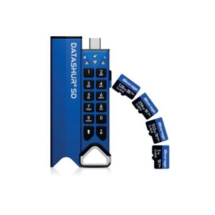 Flash disk USB 256bitový AES XTS USB 3.2 197 iStorage Autodestrukční