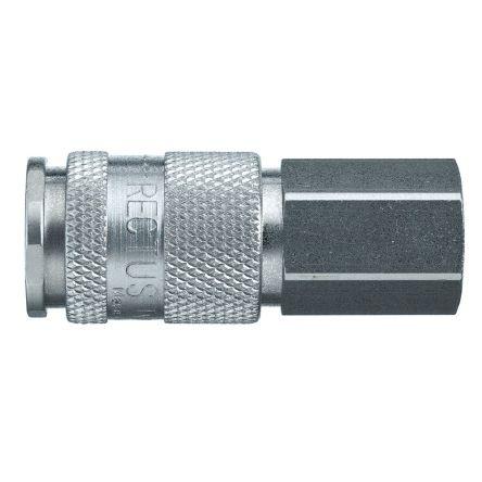 Pneumatická rychlospojka, řada: 18, Niklovaná mosaz1/4 in Vnější/vnitřní 23mm Legris