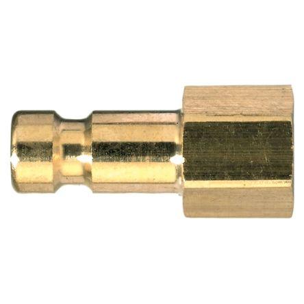 Pneumatická rychlospojka, řada: 20, Niklovaná mosaz1/8 in Vnější/vnitřní 0.13in Legris