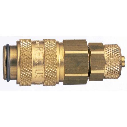 Pneumatická rychlospojka, řada: 21, Niklovaná mosaz6 mm Vnější Nízkotlaký konektor 16mm Legris