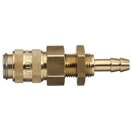Pneumatická rychlospojka, řada: 21, Niklovaná mosaz4 mm Vnitřní Nízkotlaký konektor 16mm Legris