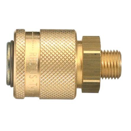 Pneumatická rychlospojka, řada: 30, Eloxovaný hliník1/4 in Vnější 30mm Legris