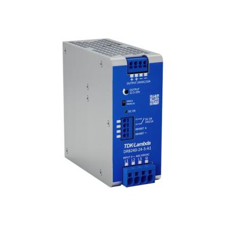 TDK-Lambda Napájecí zdroj na lištu DIN DRB120/240-3, počet výstupů: 1 Lišta DIN 575V ac 10 A St. 24V dc DC 240 W