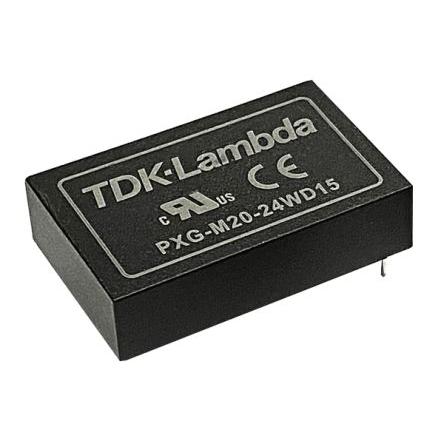 TDK-Lambda Měnič DC/DC PXG-M, výstup: 5V dc 5 kV, Vin 48V dc 3 A, Vin 18V 20 W -40 °C 105 °C Povrch