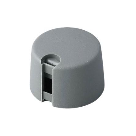 Knoflík potenciometru Šedá 24 mm Průměr knoflíku 6 mm hřídel OKW A1024068 Kulatý hřídel
