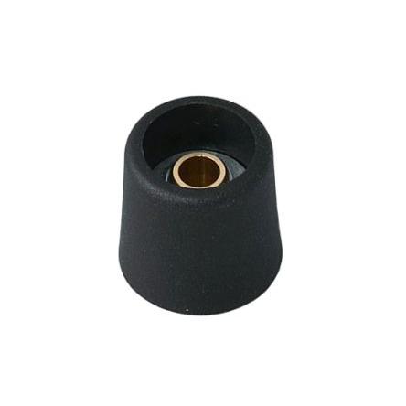 Knoflík potenciometru Černá 16 mm Průměr knoflíku 6.35 mm hřídel OKW A3116639 Kulatý hřídel