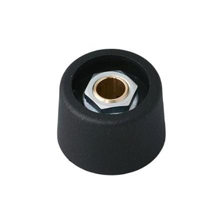 Knoflík potenciometru Černá 23 mm Průměr knoflíku 6.35 mm hřídel OKW A3123639 Kulatý hřídel