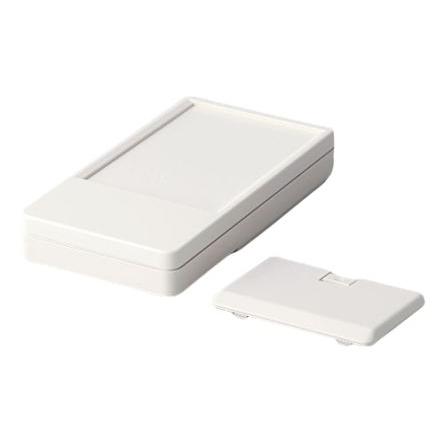 OKW Příruční pouzdro, řada: A90 Integrovaná přihrádka na baterie ABS barva Vypnuto-bílá 120 mm 22 mm 65 mm IP54