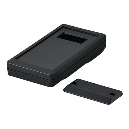 OKW Příruční pouzdro, řada: A90 Integrovaná přihrádka na baterie ABS barva Černá 120 mm 22 mm 65 mm IP54