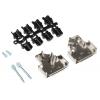 MH Connectors Plášť D-Sub, řada: MHD45ZK, orientace těla: Úhlový, počet kontaktů: 15, materiál pouzdra: Zinek, barva: