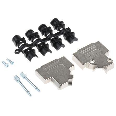 MH Connectors Plášť D-Sub, řada: MHD45ZK, orientace těla: Úhlový, počet kontaktů: 15, materiál pouzdra: Zinek, barva:
