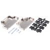 MH Connectors Plášť D-Sub, řada: MHD45ZK, orientace těla: Úhlový, počet kontaktů: 37, materiál pouzdra: Zinek, barva: