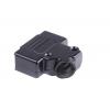 MH Connectors Plášť D-Sub, řada: MHD45ZK-BK, orientace těla: Úhlový, počet kontaktů: 15, materiál pouzdra: Zinek, barva: