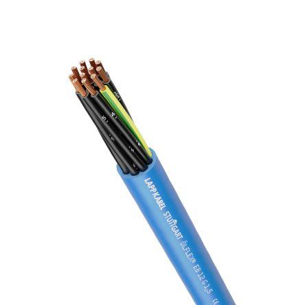 Ovládací kabel, řada: ÖLFLEX EB 3žilový 18 AWG Polyvinylchlorid plášť Lapp Nestíněný 100 m, Modrá
