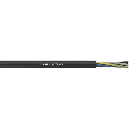 Ovládací kabel, řada: 16001 7žilový 14 AWG Pryž plášť Lapp Nestíněný 100 m, Černá