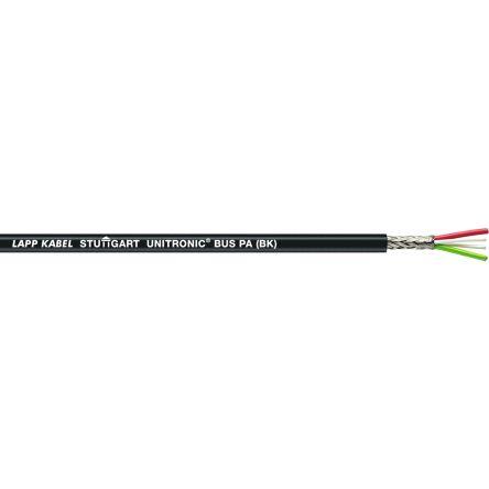 Bus kabel, řada: 21702 1 párů v balení, Polyvinylchlorid, 250V Lapp 100 m, Černá