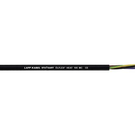 Ovládací kabel, řada: ÖLFLEX HEAT 105 2žilový 20 AWG Polyvinylchlorid plášť Lapp Nestíněný 100 m, Černá
