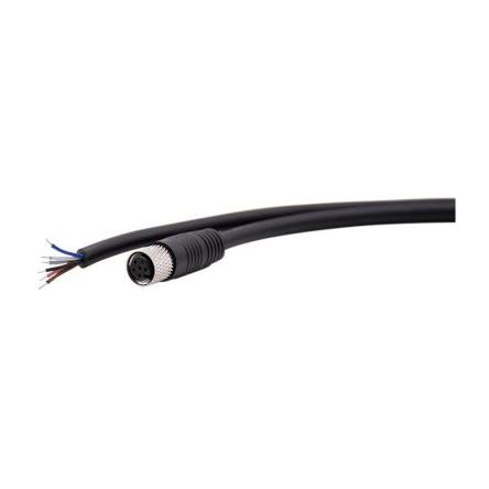 Kabel konektoru, A: Vnitřní, A: M8, Rovný 6, B: Přímý, 30V, IP67, řada: RND 205 RND 5 m