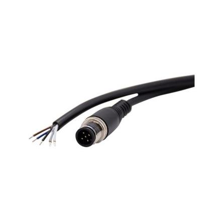 Kabel konektoru, A: Vnější, A: Rovný 5, B: Přímý, 60V, IP67, řada: RND 205 RND 2 m