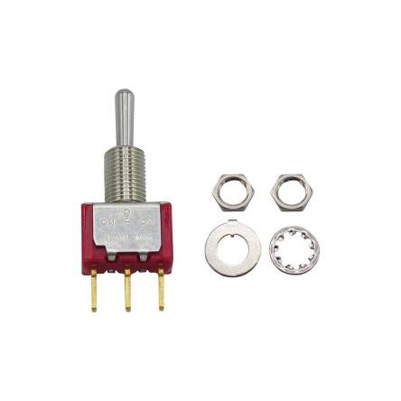 RND Přepínač Panel 1 CO Zap-vyp-zap ovládání 400mA Svorka PCB 28 V dc
