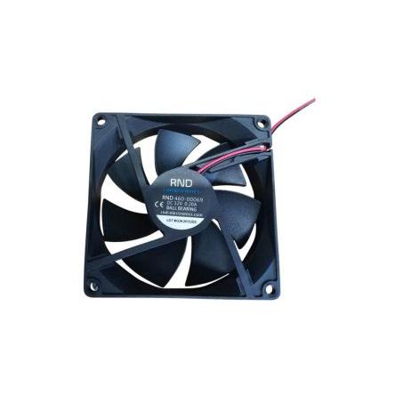 RND Axiální ventilátor, průtok vzduchu: 58.29 cfm 2.4 W 12V dc 200 mA 92 mm 92mm 25 mm