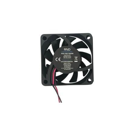 RND Axiální ventilátor, průtok vzduchu: 15.41 cfm 960 mW 24V dc 40 mA IP44 60 mm 60mm 15 mm