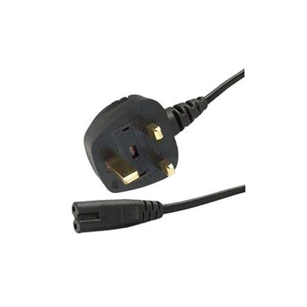 RND Napájecí kabel 2žilový 1.8 m Polyvinylchlorid plášť, Černá, 250V