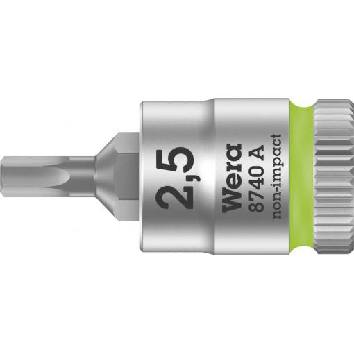 Wera 8740 A 05003331001 inbus nástrčný klíč 2.5 mm 1/4 (6,3 mm)