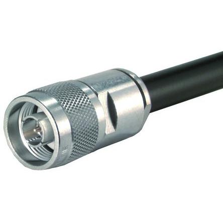 Huber+Suhner Koaxiální konektor, řada: 11_N Vnější, 50 Ω, orientace těla: Rovný, Kabel, IDC Kulatý koaxiální konektor