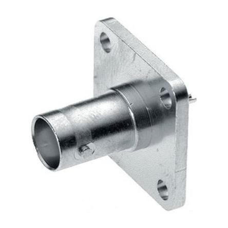 Huber+Suhner Koaxiální konektor, řada: 23_BNC Vnitřní, 50 Ω, orientace těla: Rovný, Přepážka Kulatý koaxiální konektor