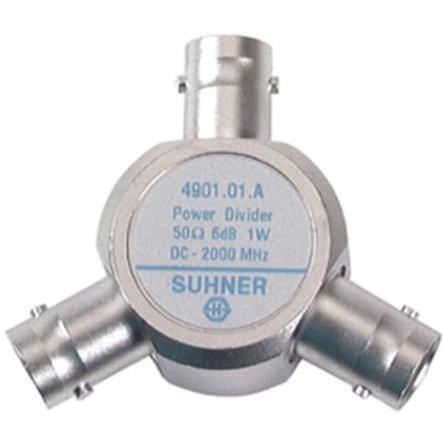 Dělič výkonu RF 2 GHz 4901.01.A 6 dB 3 GHz Huber+Suhner