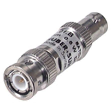 Huber+Suhner Konektory BNC, orientace těla: Rovný, 50 Ω Nízký výkon, 1GHz, rozhraní: BNC 0.4 W