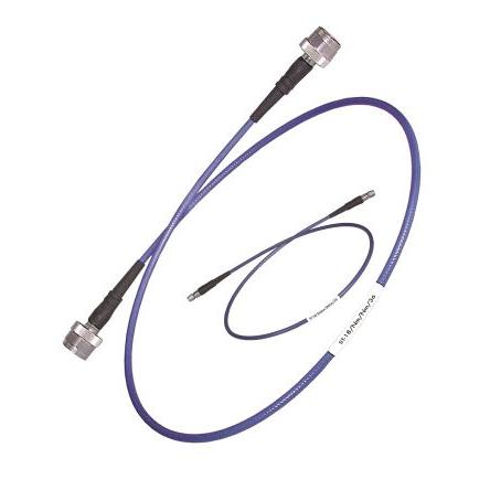 Koaxiální kabel, řada: ST18 Vnější, A: Rovný Vnější, B: SMA 2 ft Huber+Suhner