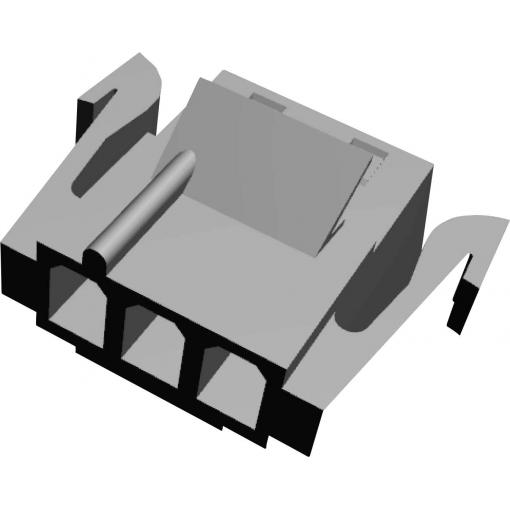 TE Connectivity MATE-N-LOK zástrčkový konektor na kabel 3, rozteč 5.08 mm, 1-480304-0, 1 ks