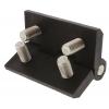 Kloubový závěs Výkyvné Patka, Polykarbonát Pevný Upevnění šroubem, délka: 60 mm x 60mm x 8 mm Steinbach & Vollman