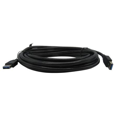 RND Kabel USB Vnější, řada: RND 765, A: USB 3 typ A, 5000 mm Vnější, Černá, B: USB 3 typ A