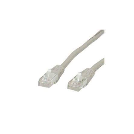 RND Cat5e Ethernetové kabely, Šedá, Polyvinylchlorid, A: RJ45, Rovný Vnější, B: RJ45 Vnější 5 m, typ pláště: SF/UTP