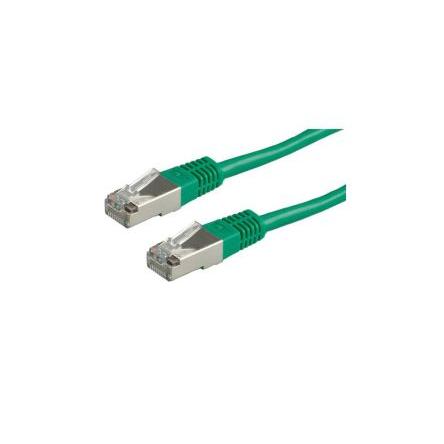 RND Kat6 Ethernetové kabely, Zelená, Polyvinylchlorid, A: RJ45, Rovný 1 m Vnější, B: RJ45 Vnější, typ pláště: SF/UTP