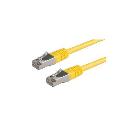 RND Kat6 Ethernetové kabely, Žlutá, Polyvinylchlorid, A: RJ45, Rovný 1.5 m Vnější, B: RJ45 Vnější, typ pláště: SF/UTP