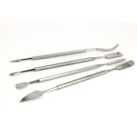 ideal-tek Zachytávací nářadí, Nerezová špachtle, celková délka: 190mm, Nerezová ocel, Nerezová ocel