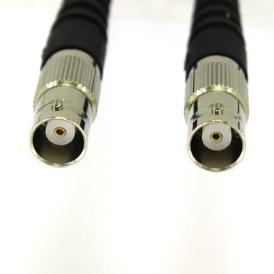 Koaxiální kabel, řada: RS PRO, Černá Vnitřní Polyvinylchlorid, A: Rovný Vnitřní, B: Přímý 1 m RS PRO