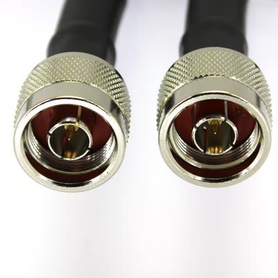 Koaxiální kabel, řada: RS PRO RG213 Polyetylen, vnější průměr: 10.3 mm OD 3 m 50 Ω RS PRO S koncovkou