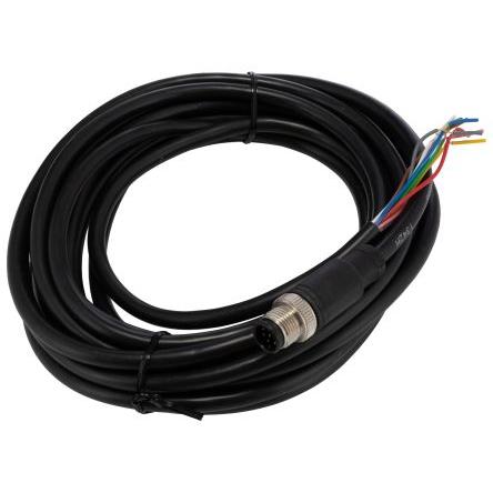 Kabel pro snímače a ovladače, A: Vnější, A: M12, Rovný 8, 60V, IP67, řada: RS PRO RS PRO 5 m