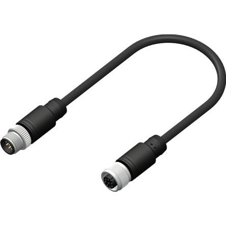 Kabel pro snímače a ovladače, A: Vnitřní, A: M12, Rovný 8, B: M12, Přímý, B: Vnější, 30V 8, IP67, řada: RS PRO RS PRO 1