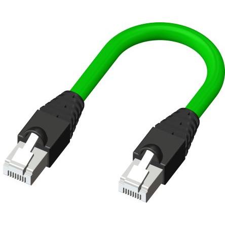 RS PRO Cat5e Ethernetové kabely, Zelená, Termoplastický elastomer, A: RJ45, 60V 10 m Vnitřní, B: RJ45 Vnitřní