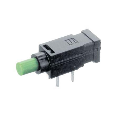 Schurter Tlačítkový spínač, řada: 41 IP40 1 CO Montáž do panelu Okamžité 2A 48 V dc 48 V ac